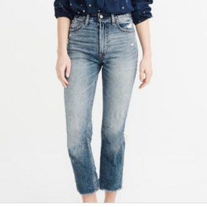 Zoe natural rise ankle straight jean